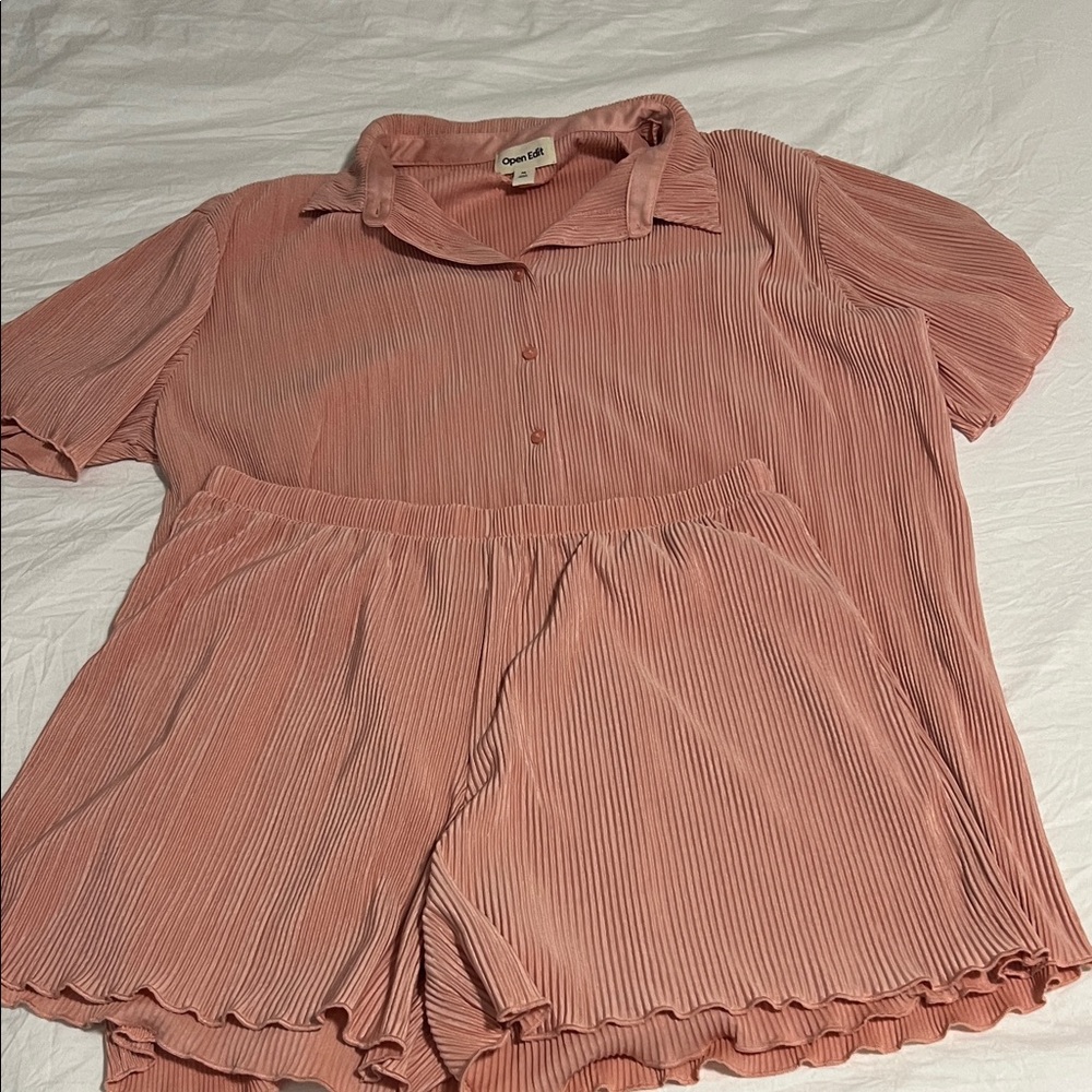Cozy Pink Striped Pajama Set